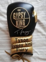 Tyson Fury Signed Glove Coa