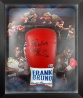 Frank Bruno Signed And Framed Glove Coa