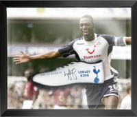 Ledley King Signed And Framed Boot In A Tottenham Hotspur Display Coa