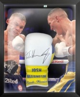 Josh Warrington Signed And Framed Boot Coa