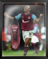 Paolo Di Canio Signed And Framed Boot In A West Ham United Display Coa