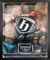 Ricky Hatton Signed An Framed Glove Coa