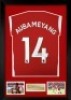 Pierre Emrick Aubameyang Signed And Framed Arsenal Fc Shirt Coa