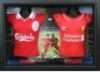 Robbie Fowler And Steven Gerrard Signed And 3D Framed Liverpool Shirts Coa