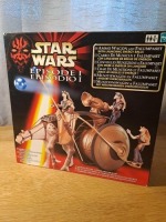 Star Wars Episode 1 Ammo Wagon And Falumpaset With Launching Energy Balls, Contents: 1 Vehicle, 1 Falumpaset, 1 Stationary Figure And 2 Energy Balls. Hasbro #84025