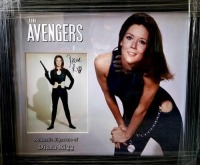 Diana Rigg Signed And Framed The Avengers Display Certificate of Aucthenticity