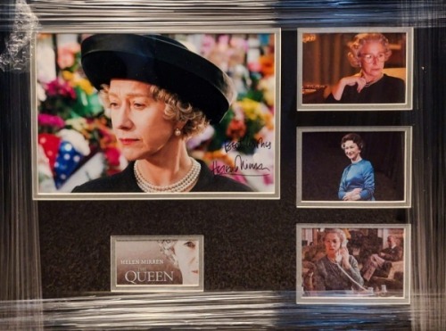 Helen Mirren Signed And Framed The Queen Display Certificate of Aucthenticity