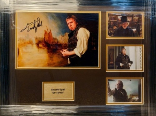 Timothy Spall Signed And Framed Mr Turner Display Certificate of Aucthenticity