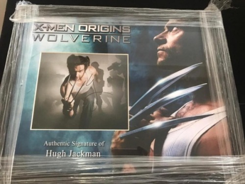 Hugh Jackman Signed And Framed X Men The Origins Display Certificate of Aucthenticity