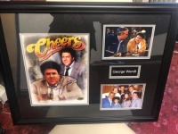 George Wendt Signed And Framed Cheers Display Coa
