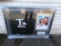 John Travolta Signed And Framed T Birds Jacket Coa