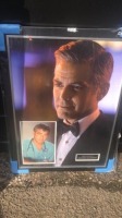 George Clooney Signed And Framed Display Coa