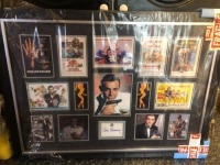 Sean Connery Signed And Framed James Bond 007 Display Coa