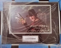 Robert Englund Sigend And Framed Display Certificate of Aucthenticity