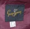 Ian Botham. Queensland 1st XI maroon blazer and tie worn by Ian Botham during the 1987/88 season in which he played with the club. The blazer by George Symons of Brisbane with embroidered &lsquo;Q.C.A.&rsquo; emblem to breast pocket. Very good condition. - 3