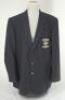 Ian Botham. Durham 1st XI blazer worn by Ian Botham during the period in which he played for the club. The navy blue blazer by unknown maker with embroidered county emblem to breast pocket. Includes a small selection of items in pockets including Botham’s