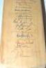 Ian Botham. England v Australia Centenary Test 1980. Duncan Fearnley full size cricket bat signed by the England and Australian teams who played in this historic Test match. Twenty eight signatures including Chappell (Cpt), Hughes, Border, Marsh, Lillee, - 3