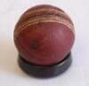 Ian Botham 1981. Original cricket ball with which Botham bowled out the Australians in the second innings taking five wickets for 11 runs and including a spell of five wickets for one run during the fourth Test match, England v Australia played at Edgbast