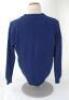 Ian Botham. Dark blue casual woollen long sleeve sweater issued to Botham for the 1981 England v Australia Ashes series. The sweater, by ‘Lyle & Scott’ with England and Australia emblems, and ‘England v Australia 1981’ to breast. Very good condition. - 2