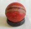 Ian Botham. A &lsquo;Dukes Special County&rsquo; cricket ball used in the third Test, England v New Zealand at the Oval in 1986. The ball marked in ink &lsquo;Oval 86&rsquo;. In the 3rd Test Botham took 3-75 in the New Zealand innings and scored 59no in England&rsquo;s first innings, - 2