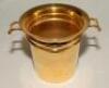 Ian Botham. England tour of Australia 1986/87. A small gilt metal ice bucket presented to Botham as &lsquo;Player of the Match&rsquo; in the first one day international match against Australia played at Perth on the 1st January 1987. The ice bucket engraved to side &lsquo;
