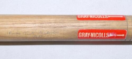 Ian Botham. M.C.C. tour of Australia 1986/87. Original Gray-Nicolls cricket stump from the fourth Test match, England v Australia played at Melbourne on the 26th-28th December 1986. The stump was taken as souvenir after the match by Botham and has been ma