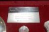 Ian Botham. &lsquo;England tour of Australia 1986-87&rsquo;. Silver plated sixty piece canteen of cutlery presented to Ian Botham to commemorate playing for England in Australia in 1986/87. The canteen of cutlery includes settings for 8 people plus serving spoons, ch - 2