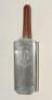 Ian Botham. Pewter cricket bat shaped hip flask, the handle being made of wood, presented to Ian Botham as a member of the England team who played in the One Day International series against the Australians in 1989. The hip flask, with engraved inscriptio