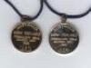 Ian Botham. &lsquo;Benson & Hedges World Cup 1992&rsquo;. Two original gold metal medals presented to Botham for the launch of the 1992 World Cup held in Australia and New Zealand. The medals with colour World Cup emblem to centre. Engraving to verso, &lsquo;Australia, New - 4