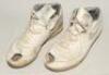 Ian Botham. A pair of Nike cricket boots with full leather upper and metal studs to sole, worn by Ian Botham in the late 1980&rsquo;s, the boots with distinctive Nike &lsquo;Swoosh&rsquo; tick. The boots were personalised for Botham by Nike and &lsquo;IAN&rsquo; is printed to the hee - 2
