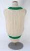 Ian Botham. Ireland sleeveless woollen sweater by &lsquo;Bill Edwards&rsquo; with county colours of green to neck and waist, and national shamrock emblem to front. From the personal collection of Ian Botham, presumably given or exchanged when Worcestershire played ag - 2