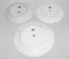 Ian Botham. Commemorative Test Match plates. Three plates, England v Australia (Jubilee Test Series) 1977, with England emblem and details to centre and facsimile signatures of the England team to surround, 10&rdquo; diameter. Royal Stafford. &lsquo;England v Austral - 2