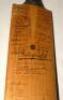 Australia tour to England and Counties 1938. Full size Gunn & Moore &lsquo;T.W. Goddard Autograph&rsquo; bat, signed in ink to the face by twelve members of the Australian touring party and also to the face and verso by members of fourteen County teams. Australian si