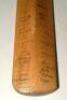Australia tour to England and Counties 1938. Full size Gunn & Moore &lsquo;T.W. Goddard Autograph&rsquo; bat, signed in ink to the face by twelve members of the Australian touring party and also to the face and verso by members of fourteen County teams. Australian si - 6