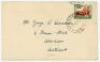 Harold Larwood. Nottinghamshire & England 1924-1938. Handwritten single page letter dated 4th October 1953 with original envelope. Written on airmail paper and sent from Sydney, Larwood is replying belatedly to a request for his autograph, the original le - 2