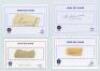 India, Pakistan and Sri Lanka &lsquo;One Test Wonders&rsquo; 1932-2011. Fourteen individual signatures, the majority in ink, of players who made only one Test appearance, each on printed &lsquo;Test Player&rsquo; card. The majority on piece or label laid down, some signed to the