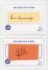 India, Pakistan and Sri Lanka &lsquo;One Test Wonders&rsquo; 1932-2011. Fourteen individual signatures, the majority in ink, of players who made only one Test appearance, each on printed &lsquo;Test Player&rsquo; card. The majority on piece or label laid down, some signed to the - 4