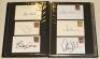 Australian players’ signatures 1990s to date. Black file comprising one hundred and ten signatures, the majority signed to white cards and postcards, some signed to labels laid down. Signatures include Brad Hogg, Michael Hussey, Michael Clarke, Brad Haddi - 3