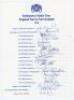 ‘Rothmans Cricket Tour. England Tour to New Zealand 1978’. Rarer official autograph sheet with printed title and players’ names. Nicely and fully signed in ink by all nineteen members of the touring party. Signatures are Boycott (Captain), Willis, Botham,