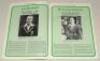 &lsquo;Memories of Trent Bridge&rsquo;. Published by Nottinghamshire C.C.C. 1988. Signed to articles and picture pages by twenty eight Test cricketers including Bradman, Larwood, Ames, Hutton, Hardstaff, Lindwall, Benaud, Statham, Tyson, Stackpole, Lillee, Rice, Hadl - 3