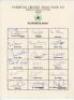 Pakistan tour to New Zealand, Australia & Sri Lanka 1979. Official autograph sheet fully signed by the eighteen members of the Pakistan touring party. Signatures are Mushtaq Mohammad (Captain), Asif Iqbal, Majid Khan, Wasim Bari, Sarfraz Nawaz, Zaheer Abb