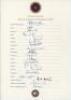 India tours to England and South Africa 1990-1996. Two official autograph sheets for tours to England 1990 and 1996 with printed title and players’ names, both fully signed in ink by all listed members of the touring party. The 1990 sheet with eighteen si - 2