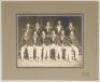 Australia. Victoria c.1935. Original official mono photograph of the Victoria team seated and standing in rows wearing blazers. The photograph is untitled, but appears to feature players including Ebeling (Captain), Hassett, Rigg, Bromley, Gregory, McCorm