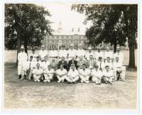 ‘Canadian Club Cricket 1930-1945’. Large scrapbook comprising press photographs and cuttings relating to Canadian cricket of the period. The thirty four mainly candid photographs with the odd original press photograph include larger images depicting a for