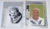 Test cricketers 1950s onwwards. White folder comprising a good selection of approx. fifty signed original press photographs, copy photographs cuttings etc. each signed by the featured player(s). Signatures include Murray Bennett, David Ogilvie, Jim Higgs,