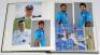 County and international signed photographs 2000s-2010s. Green album comprising a selection of forty eight modern colour candid and the odd official club photograph of cricketers, each signed by the featured player. Signatures include Heath Streak, Waqar - 2