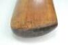 Aquila Clapshaw cricket bat 1877. An early cricket bat made by Clapshaw and exported to Australia The bat is typical of this period, the blasde is slim and the back almost flat at the top, becoming slightly humpted as it reaches the toe. The handle made f - 4