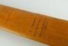 ‘Charles John Barnett. Gloucestershire & England 1927-1948. A Gunn & Moore ‘Autograph’ bat used by Barnett in scoring three centuries for Gloucestershire in 1934. The face of the bat is inscribed ‘Season 1934. 170 v Worcestershire at Dudley, 100no v Worce - 2