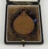 Joseph Humphries. Derbyshire & England 1899-1914. M.C.C. Centenary 1814-1914. Original medal presented to Humphries to mark 100 years of the third Lord’s Cricket Ground. The bronze metal medal with ‘M.C.C. 1814-1914, with cricket bat and stump decoration’ - 2