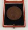 David Denton. Yorkshire & England 1894-1920. Gentlemen v Players. Centenary match 1906. Original copper medal presented to Denton following his appearance in the match held at Lord’s on the 9th-11th July 1906, non of the medals were named but this medal w